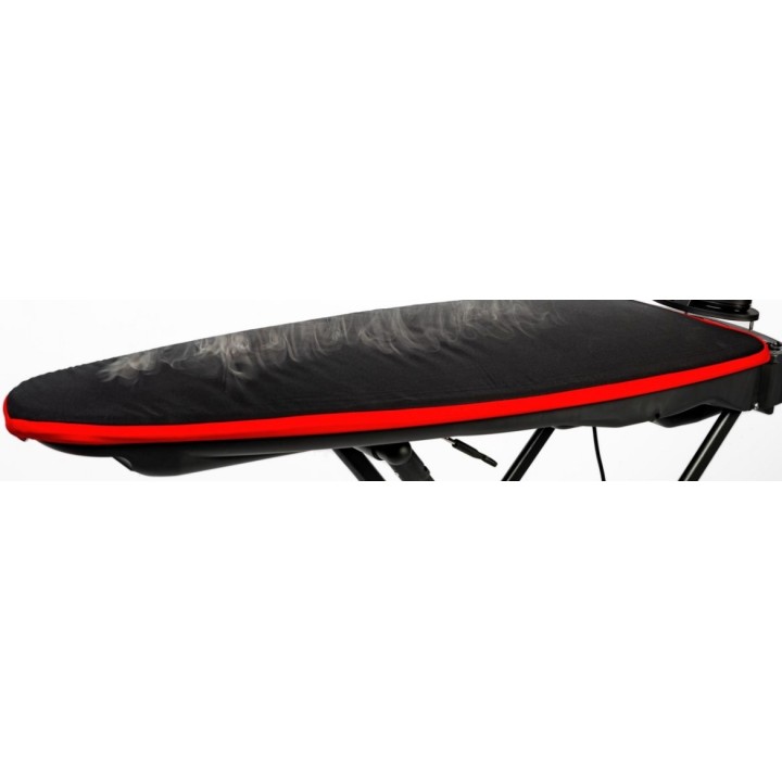 Housse ignifugée noire bordure rouge pour tables vaporisantes IB35 / IB40 / VAPO LUX / VAPO CONFORT