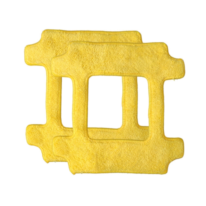 2 MICROFIBRES POUR ROBOT LAVE VITRE LV120