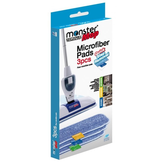 KIT MICROFIBRES POUR BALAI MONSTER MOP CLEANER ET THERMAL X1