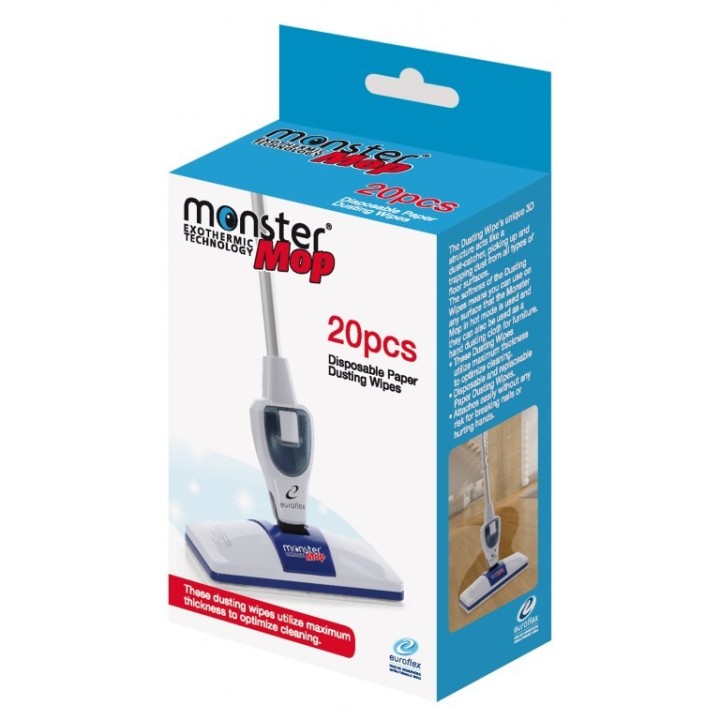 KIT 20 LINGETTES A POUSSIERE JETABLES MOP