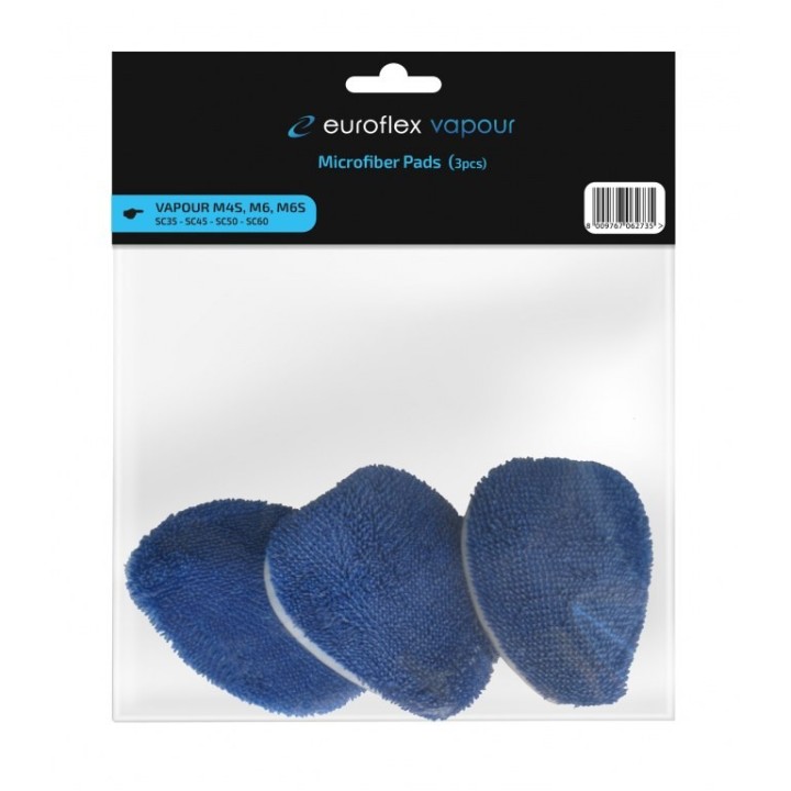 3 BONNETTES MICROFIBRES POUR NETTOYEUR VAPEUR TRAINEAU M6